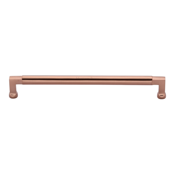 C0312 254-SRG • 254 x 269 x 40mm • Satin Rose Gold • Heritage Brass Bauhaus Cabinet Pull Handle